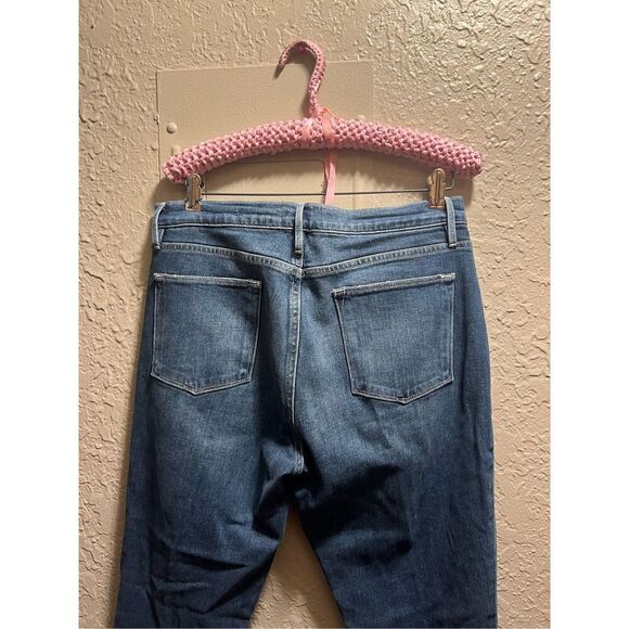 Frame Le High Straight Blue Jeans Woman’s Size 31 - Picture 9 of 11